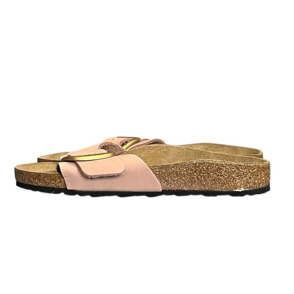 Birkenstock Madrid Big Buckle Women's Sandals Soft Pink 7 Leather Summer Spring - Picture 8 of 12